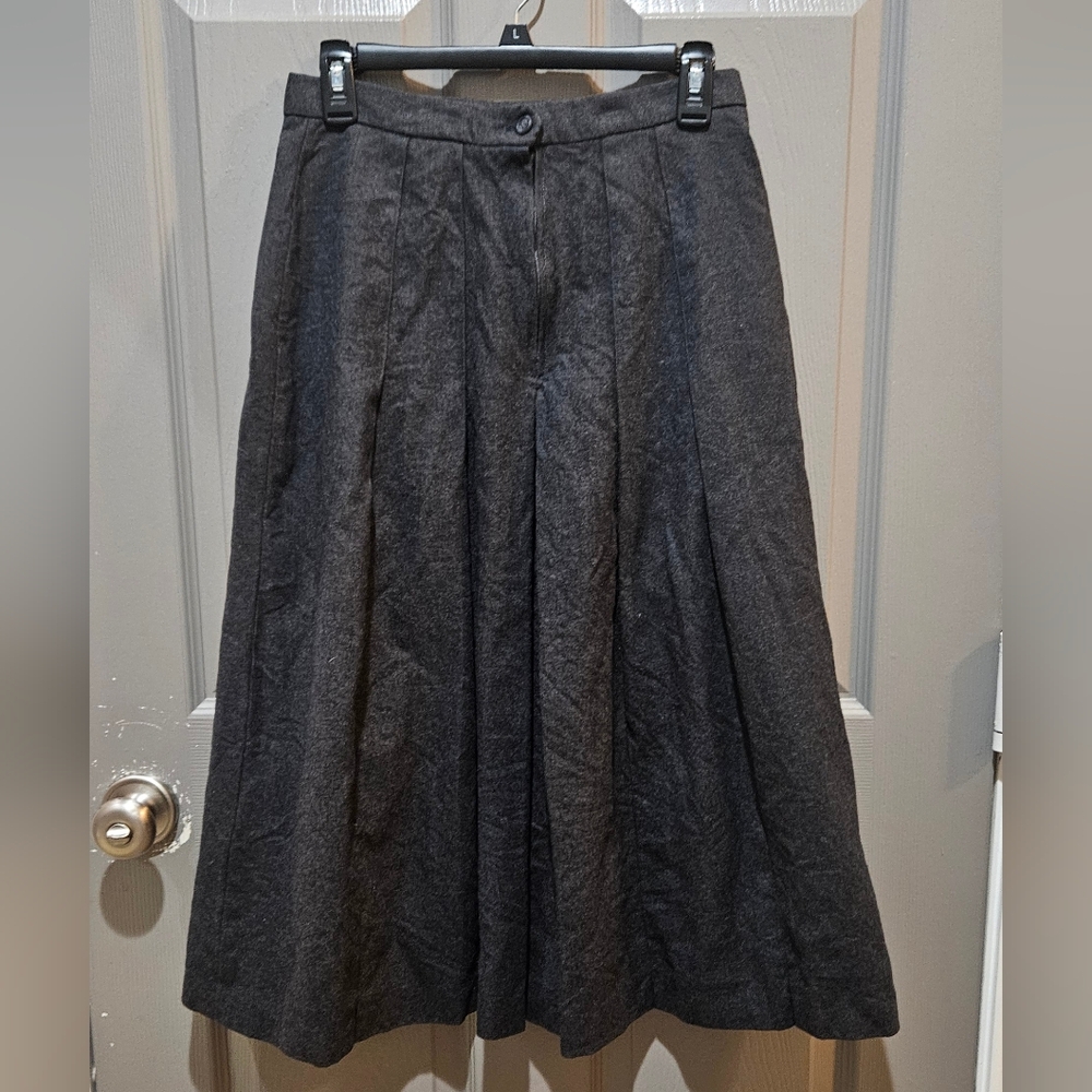 Ralph Lauren Charcoal A-Line Skirt